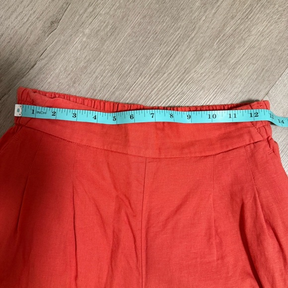 Dynamite Heidi Wide Leg Linen Pull-On Pants in pink - Picture 9 of 9